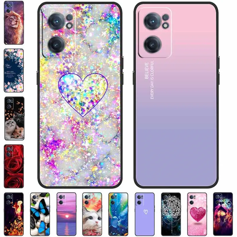 Для OnePlus Nord CE 2 5G Силиконовый противоударный чехол Мягкая мраморная задняя крышка