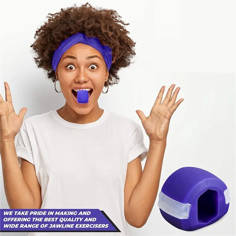 

Massage Ball Jawline Exerciser Facial Jaw Muscle Toner Training Fitness Ball Anti-aging Food-grade Silica Face Chin Cheek Lifti