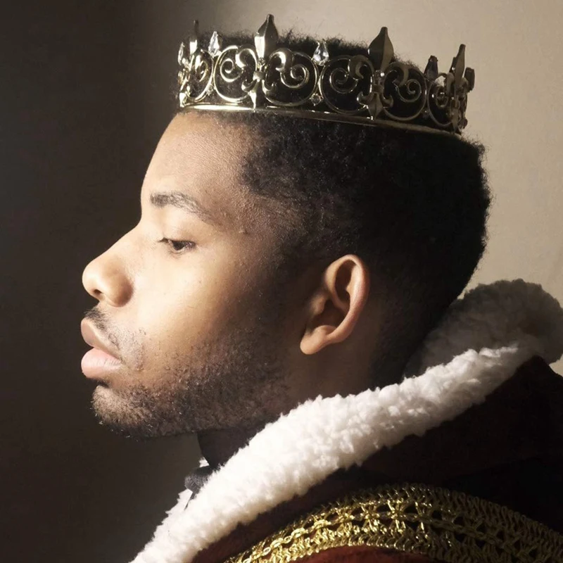 Королевская корона для мужчин-металлические короны и тиары принца полная