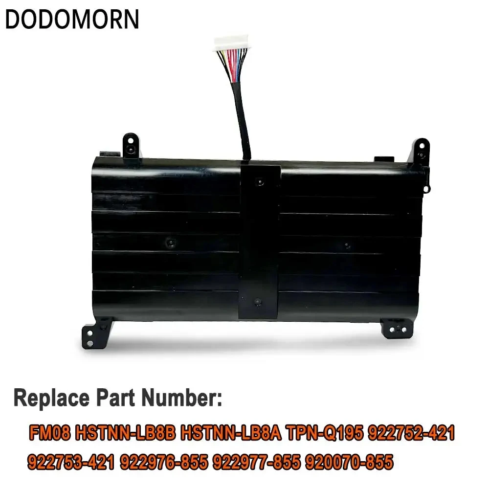 5973 мАч 12/16 кабелей FM08 Аккумулятор для ноутбука HP HQ-TRE Omen 17-an1xxx 17-an0XX 17-an100 TPN-Q195