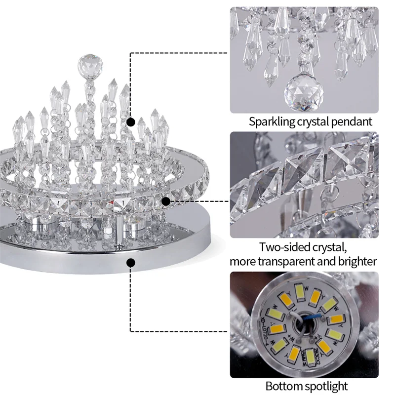 Современная интерьерная Подвесная лампа из нержавеющей стали с утопленным