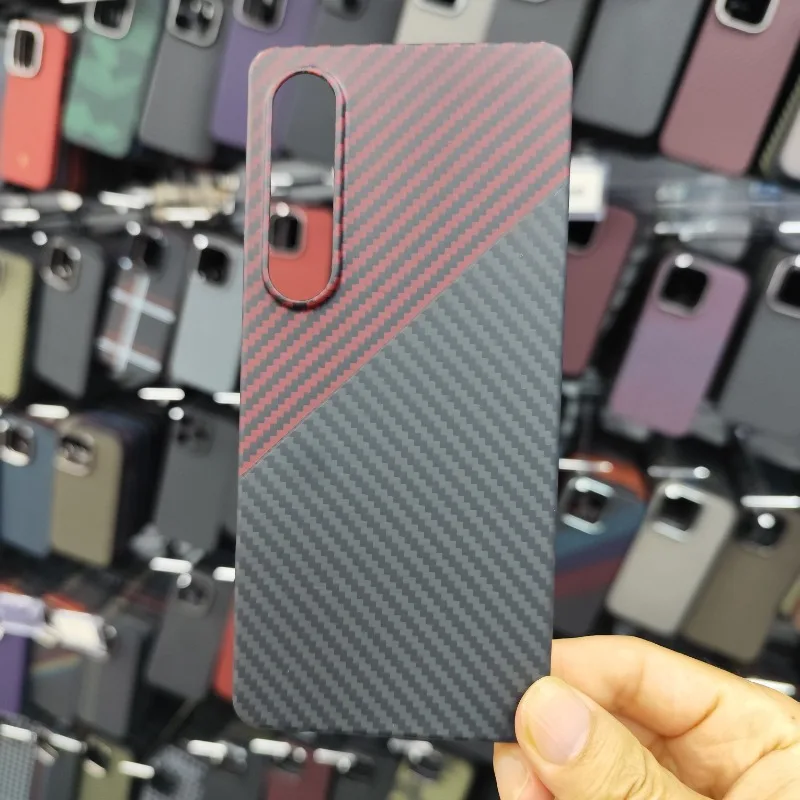 Чехол из углеродного волокна для Sony Xperia1 vi чехол телефона арамидного