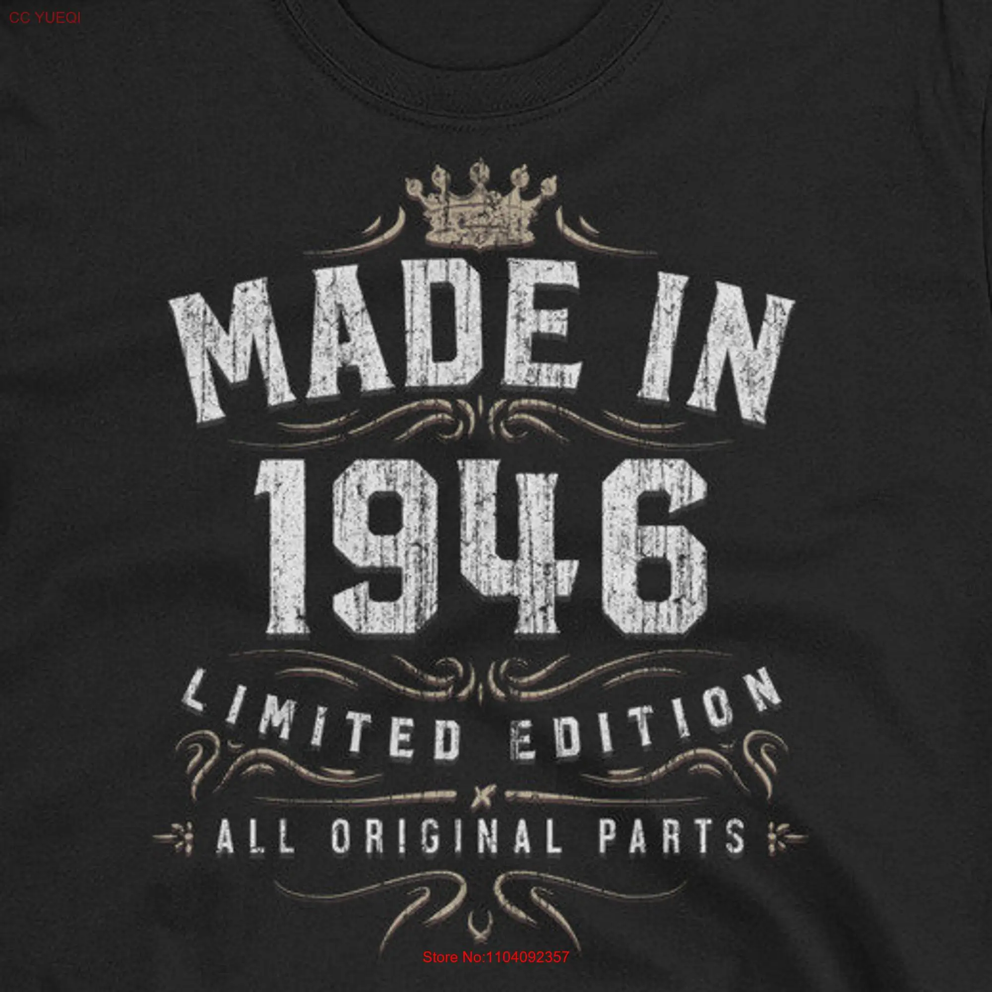 73rd футболка для дня рождения сделано в ограниченном выпуске 1946 все оригинальные