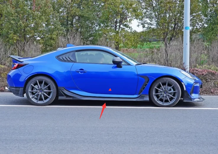 Для 2022 2023 2024 Subaru BRZ для TOYOTA GR86 передний спойлер губ комплект кузова автомобиля