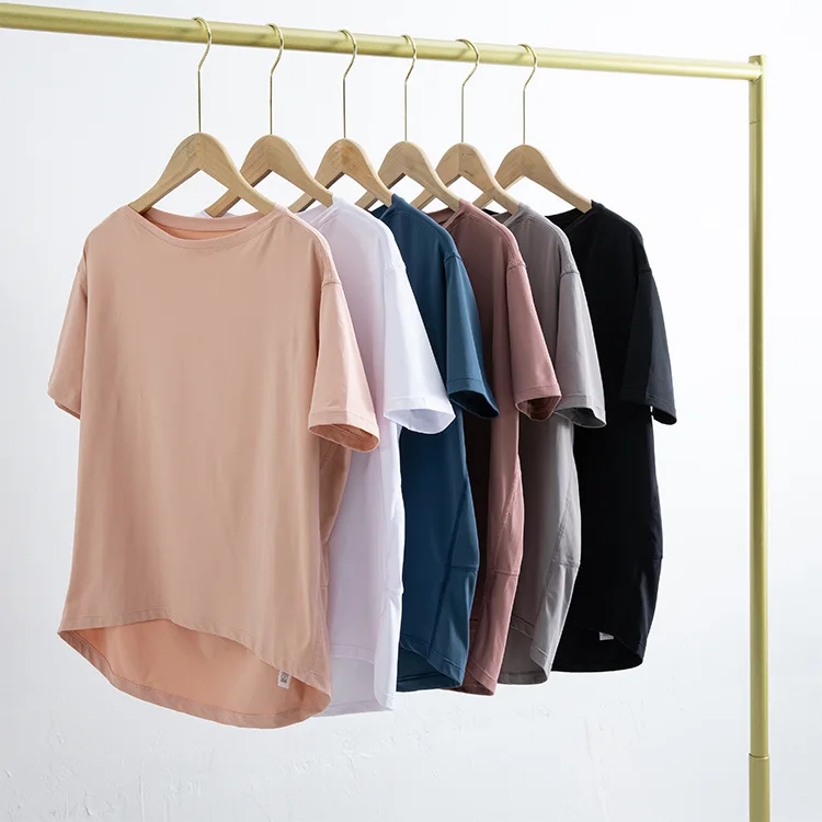 

Women Yoga Short-Sleeved Loose And Slim T-Shirt Sports Top Women's Yoga Clothes Fitness Running Shirt