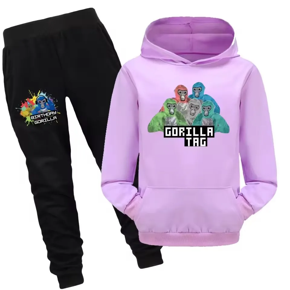Комплект детской одежды Gorilla Tag из 2 предметов детский свитшот с капюшоном и