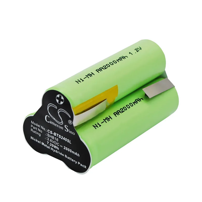 Applicable Babyliss T24B T24C Shaver Battery SHB16 2000MAH Genuine