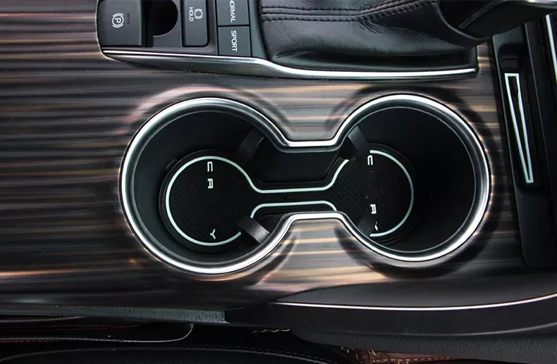 

LFOTPP Car Door Groove Mat For Santa Fe TM 2021 Anti-slip Mat Rubber Gate Slot Pad Interior Accessories Red White 16 Pieces