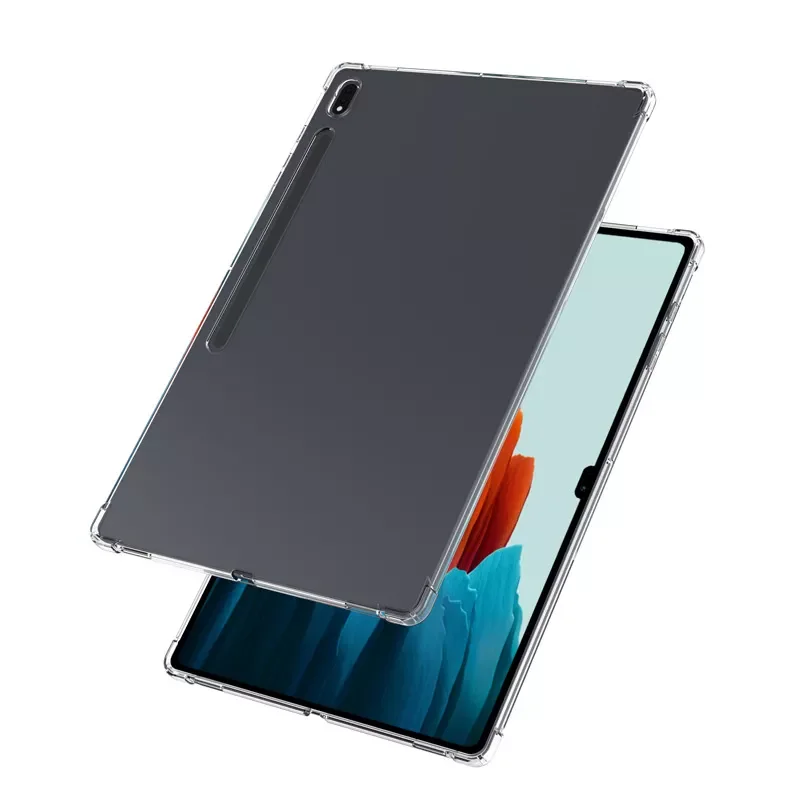 

Silicon Case For Samsung Galaxy Tab S8 11'' Plus Ultra 12.4'' 14.6' SM-X700 X800 X806 X900 Clear Transparent