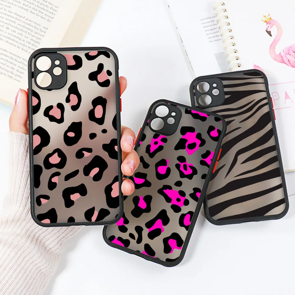 

Vintage Fashion Colorful Leopard Case For iphone 13 Pro Max Case Luxury Case For iphone 11 12 Pro Xs Max Xr 7 8 Plus SE Covers