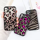 Винтажный Модный Цветной леопардовый чехол для iphone 13 Pro Max, Роскошный чехол для iphone 11 12 Pro Xs Max Xr 7 8 Plus SE, чехлы