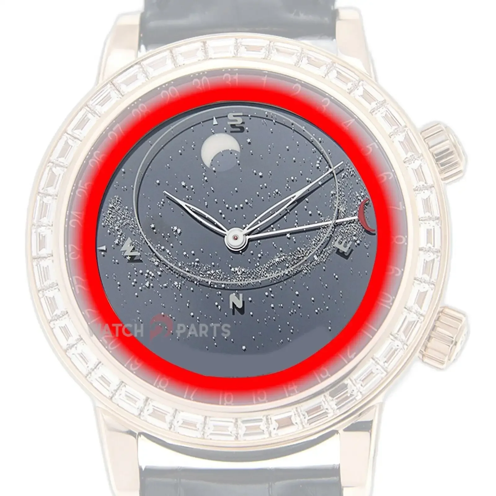 Часы с сапфировым циферблатом и кристаллом для Patek Philippe Celestial Grand Complications 44 мм