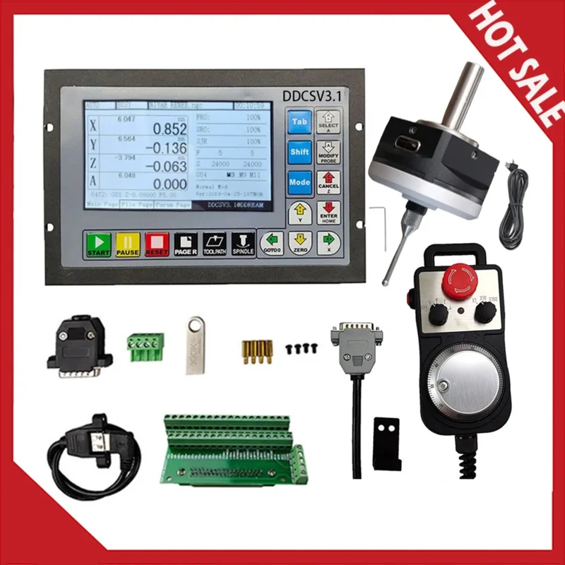Ddcsv3.1Cnc 3-4 комплект автономного контроллера 4-осевой маховик для аварийной