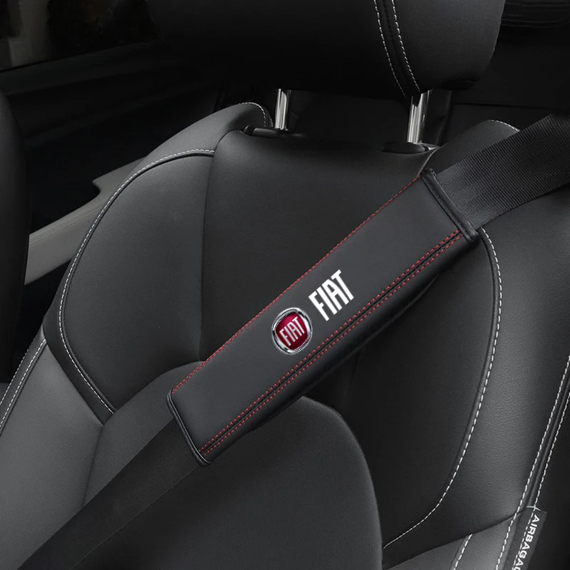 Кожаный автомобильный ремень безопасности регулируемый защитный для Fiat Ducato 500 500L