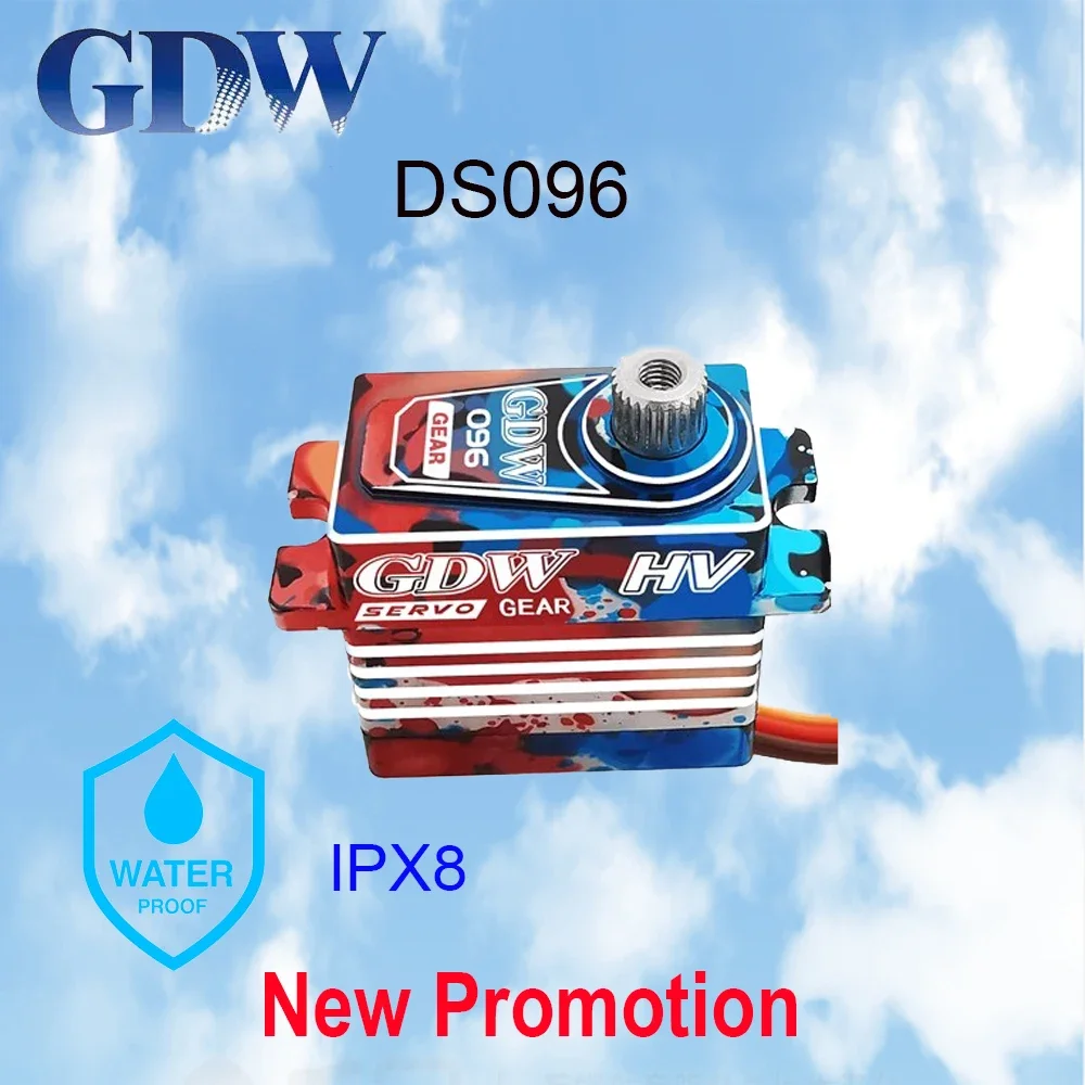 GDW DS096 4 5 кг 0 06 сек. Высокоскоростной водонепроницаемый IPX8 20 г Цельнометаллический