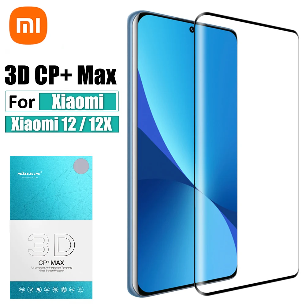 

Nillkin For Xiaomi Mi 12 Pro 12X Tempered Glass Screen Film 3D CP+ MAX Protector Full Coverage Anti-glare 9H Screen