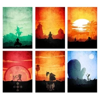 anime one piece series luffy zoro poster canvas painting mural living room boy bedroom home wall picture decoration