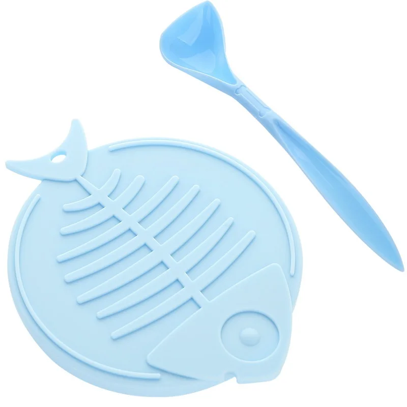 

Pet Cans Universal Silicone Sealed Lid Reusable Keep Fresh Cover Feeding Spoon Set Canned Spoon Can Opener For Dog Cat Food