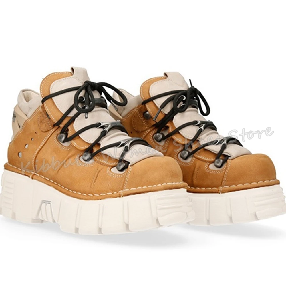 Женские кроссовки в стиле панк Y2k толстая подошва платформа готика темный стиль