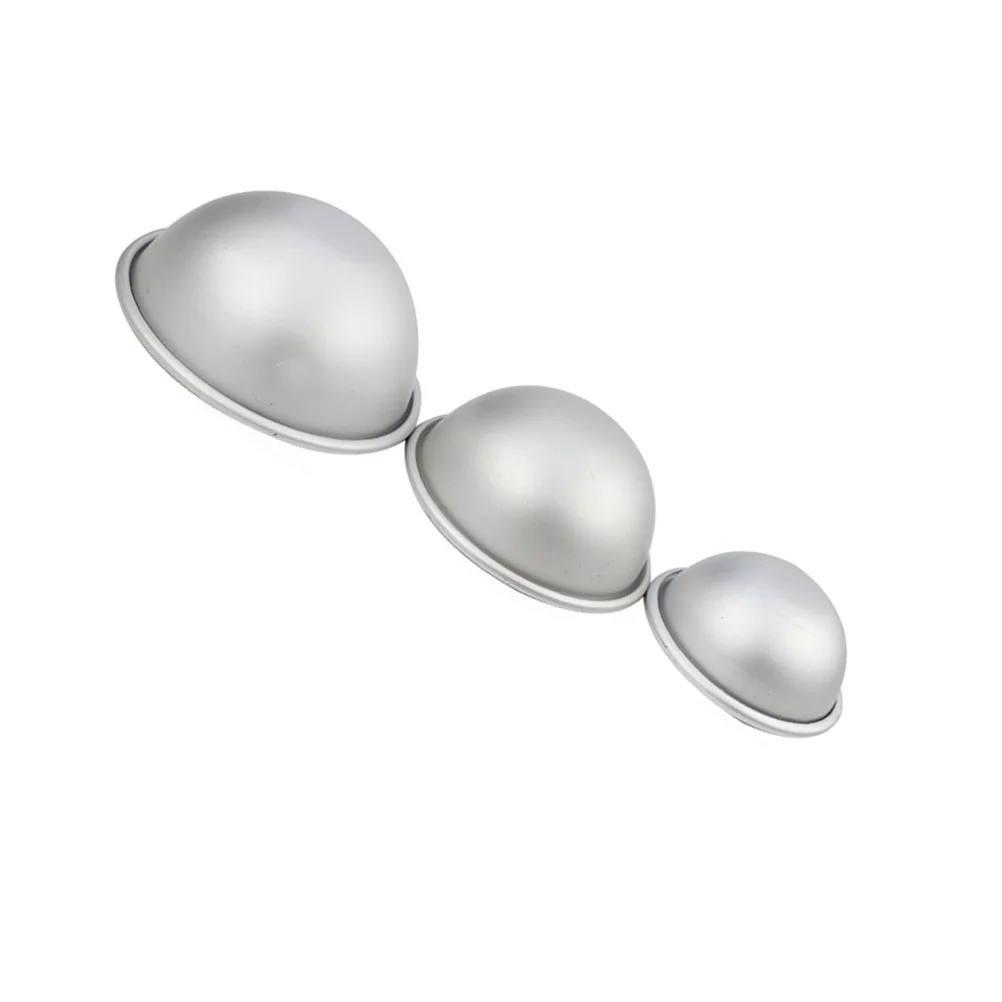 3 шт. Mei Niang DIY инструмент для выпечки De Para Gelatinas 3D форма полусферической формы