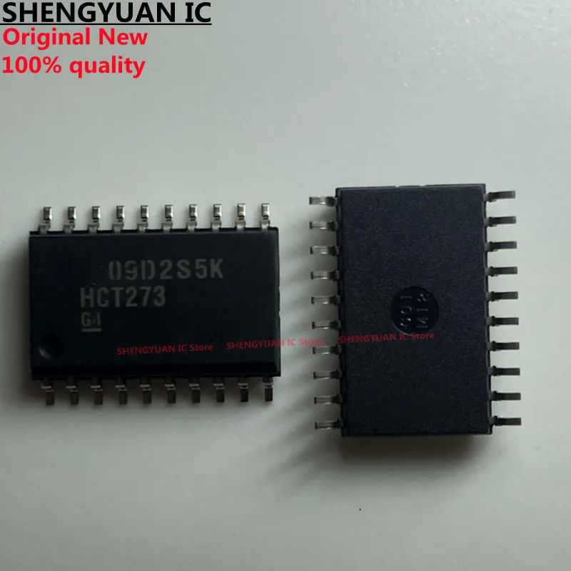 10 шт./лот SN74HCT273DWR HCT273 SOP20-7.2 SN74HCT273 74HCT273 OCTAL D-TYPE шлепанцы с прозрачными 100% новыми импортными оригинальными