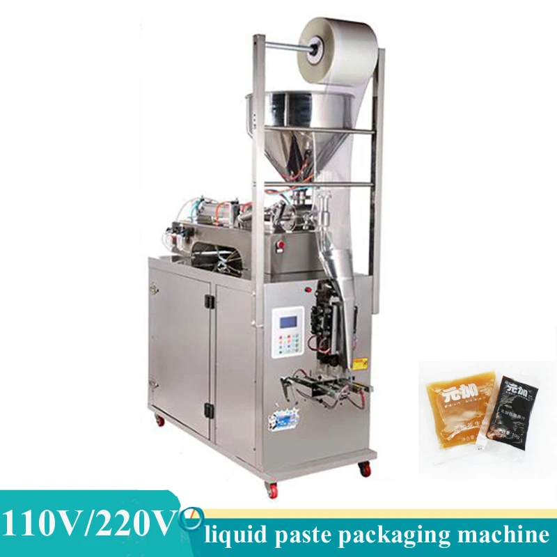 

Automatic Packing Machine For Bag Honey Seasoning Sauce Ketchup Tomato Sauce Filling Sealing Machine Paste Packaging Machine