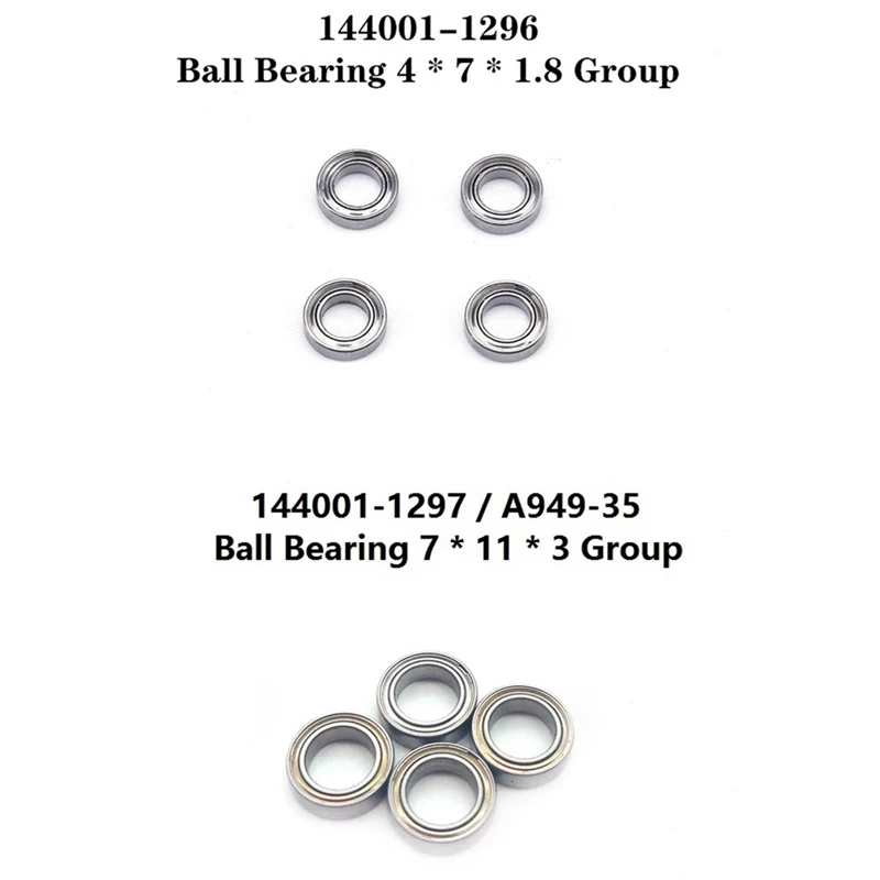 Набор шариковых подшипников для Wltoys 144001 144002 124016 124017 124018 124019 20 шт. запчасти
