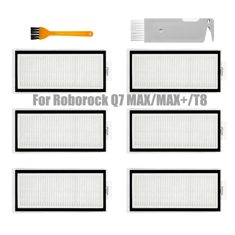 Washable Filter Hepa For Xiaomi Roborock Q7 Max Q7 Max+ T8 Robot Vacuum Cleaner Replacement Spare Parts Accessories