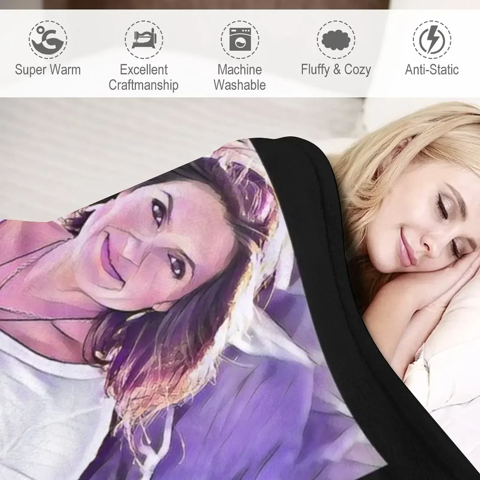 Мужское лучшее одеяло Mariska Hargitay подарок для всех тепловые винтажные одеяла