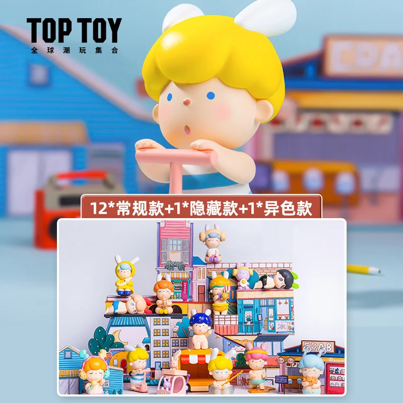 

55 игрушек TOPTOY Bonny Одинокий остров серии реальных игрушек, слепой попмарт, аниме фигурки, кукла, милая девочка, подарок на день рождения, истор...
