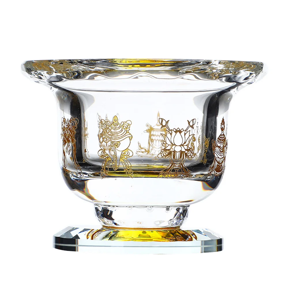 

Cup Bowl Offering Water Altar Tibetan Bowls Crystal Chalice Worship Supplies Meditation Goblet Temple Pagan Wiccan Burning