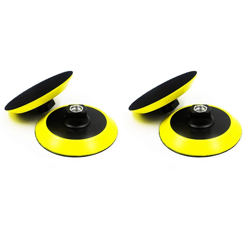 

HOT-5 Inch(125Mm) Hook And Loop Sanding Pad 5 Inch Sander Backing Plates With 5/8-11 Threads(4 Pack)