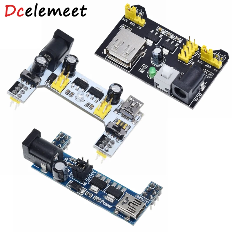 

MB-102 Breadboard Power Supply Module 2-way 3.3V 5V MB-102 Solderless Bread Board MB102 White Breadboard Dedicated Power Module