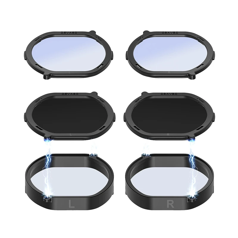 

VR Prescription Lenses For PS VR2 Lens Myopia Anti Blue Glasses Quick Disassemble Protection Frame For PSVR2 Accessories Parts