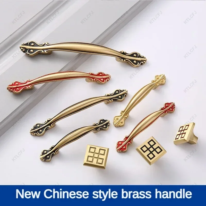 Европейский стиль Чистый медный выдвижной шкаф планшетофон и простой ящик шкафа