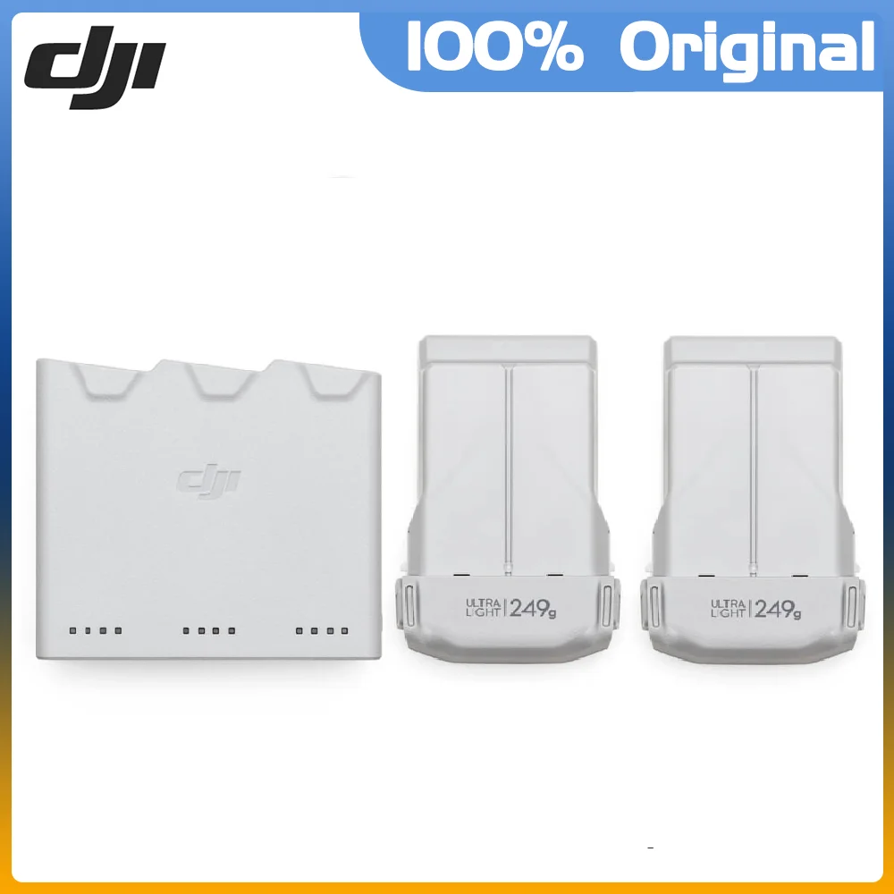 

Original DJI Mini 3 Pro Intelligent Flight Battery Plus Max 47 min or 34 min DJI Mini 3 Pro RC Accessories Two-Way Charging Hub