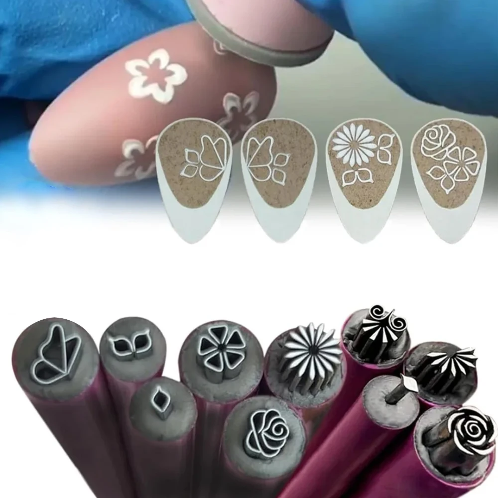 4/6/10 шт. набор ручек для дизайна ногтей цветочный узор бабочки ручка граффити