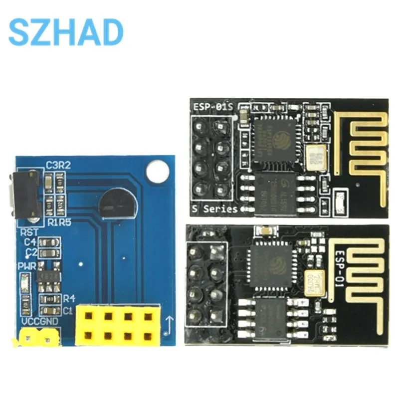 ESP8266 ESP-01 DS18B20 модуль датчика температуры и влажности esp8266 Wifi NodeMCU Smart Home IOT DIY Kit