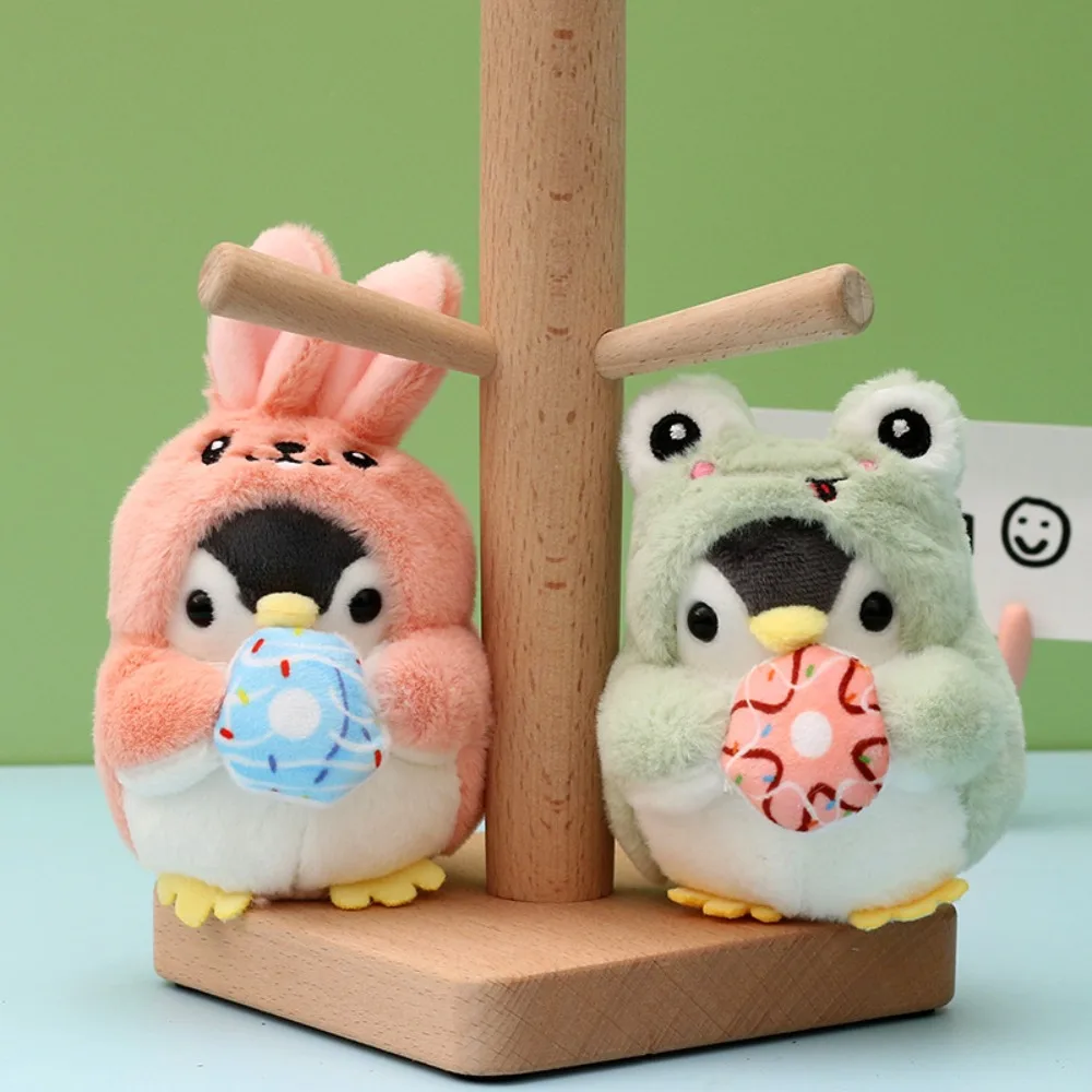 

Kawaii игрушки-украшения для автомобиля, брелок-подвеска, мягкие Мультяшные животные, пингвин, плюшевая кукла, рождающая собака, кролик, лягушка, тиггер