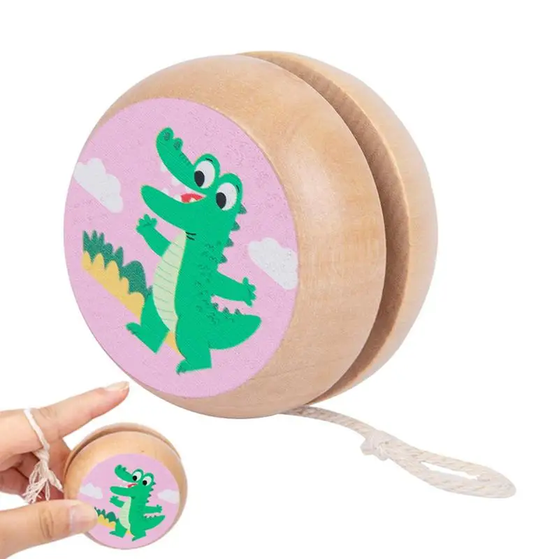 

Деревянная мультяшная игрушка, цветной маленький круглый детский мяч «сделай сам», ручная работа, игрушки-бревна для детей, йо-йо, креативный подарок для ребенка