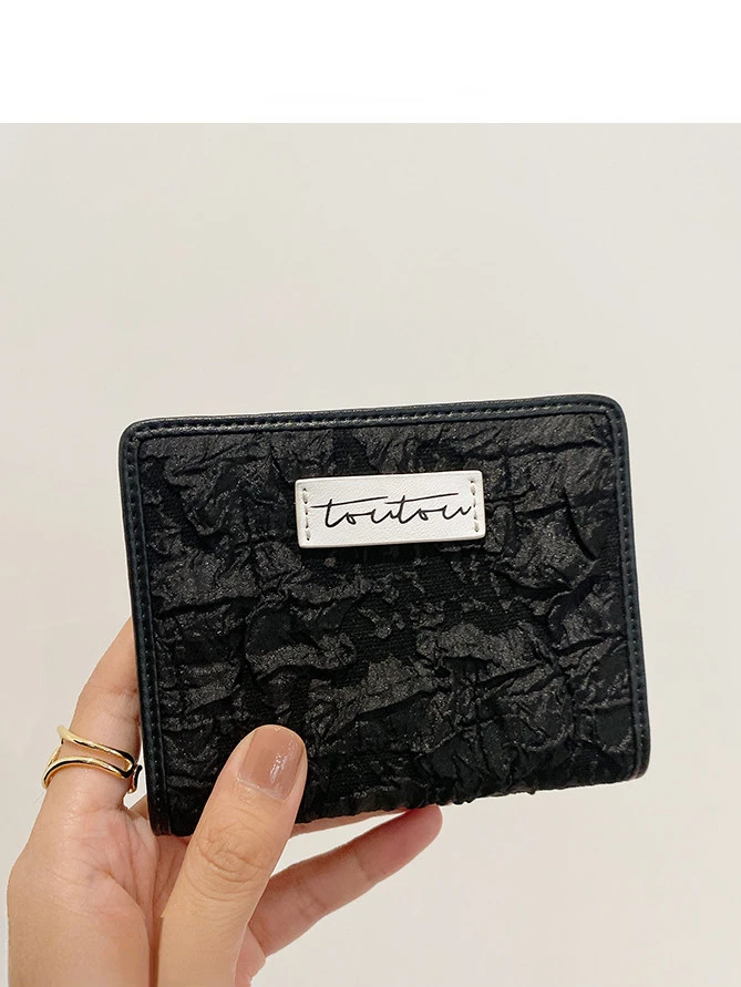 New Special-Interest Design Short Wallet Female Thin Fashion Folding Coin Purse Card Holder Tide Wallets for Women