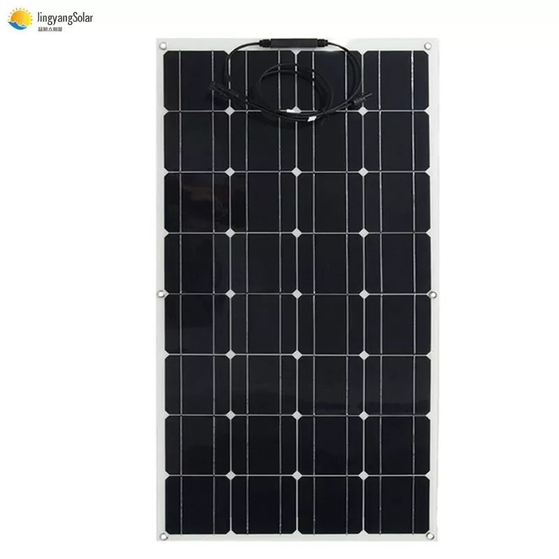 

2023NEW solar panel brings a revolution of new energy, 100w 18v flexible solar panel For 12V battery charger cell home system