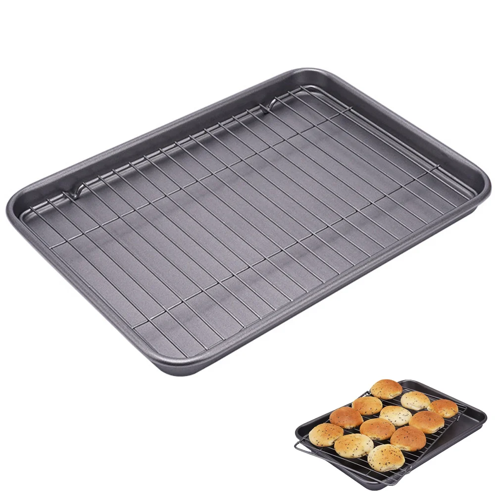 Стойка для жарки сковорода гриль бройлер небольшой тостер сковороды и противни