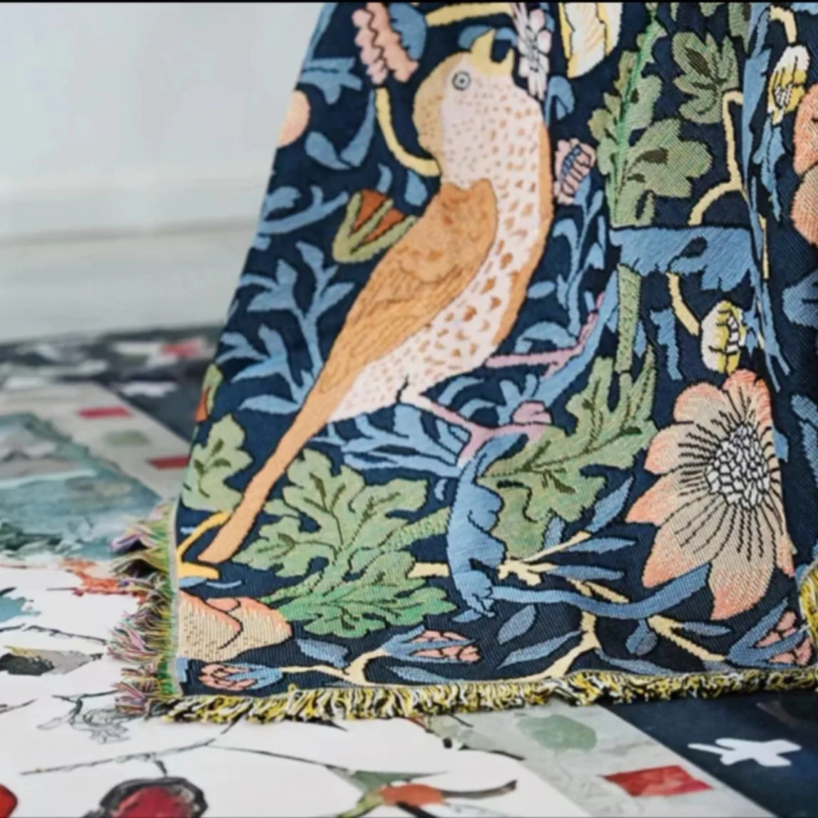 Клубничный злой граффити мастер иллюстрация диванное одеяло декоративный