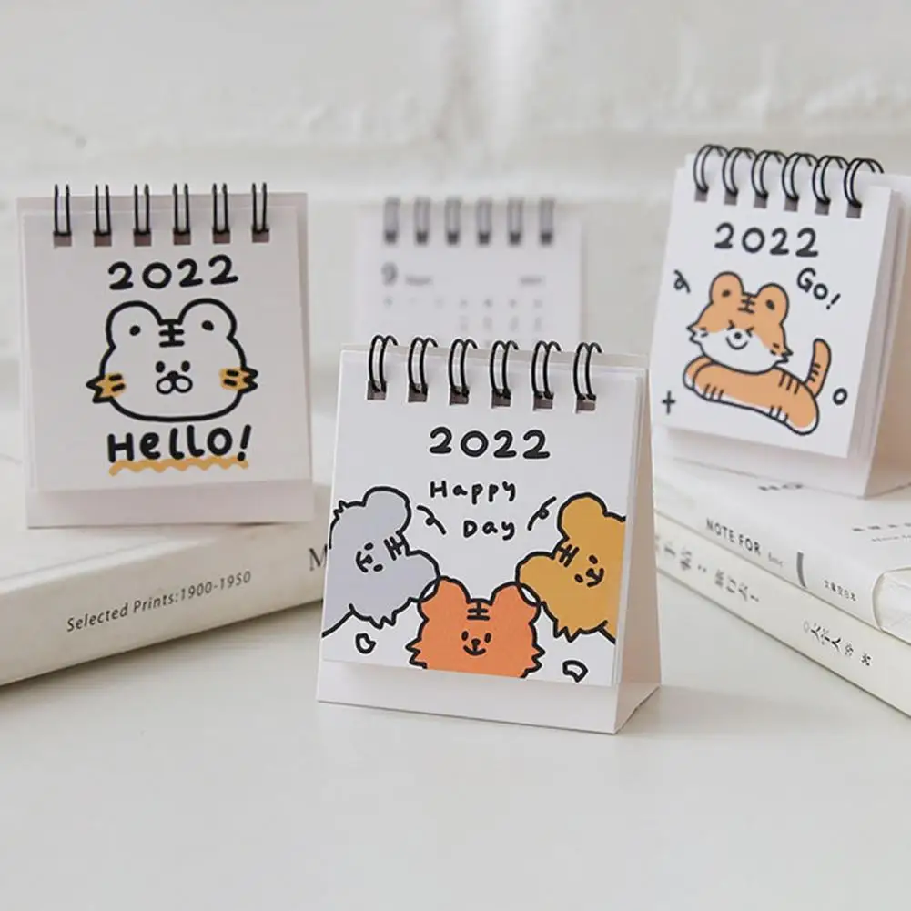 

Mini Desk Calendar Cute Monthly Pages Delicate 2022 Academic Small Desk Calendar Mini Calendars for Teacher