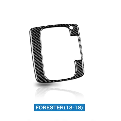 Настоящее мягкое углеродное волокно для Subaru Forester Levorg 2013 2014 2015 2016 2017 2018, автомобильная панель переключения передач с левым рулем и RHD, аксессуары