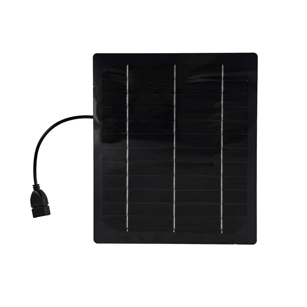 Вентилятор на солнечной батарее портативный походный с питанием от USB-порта для