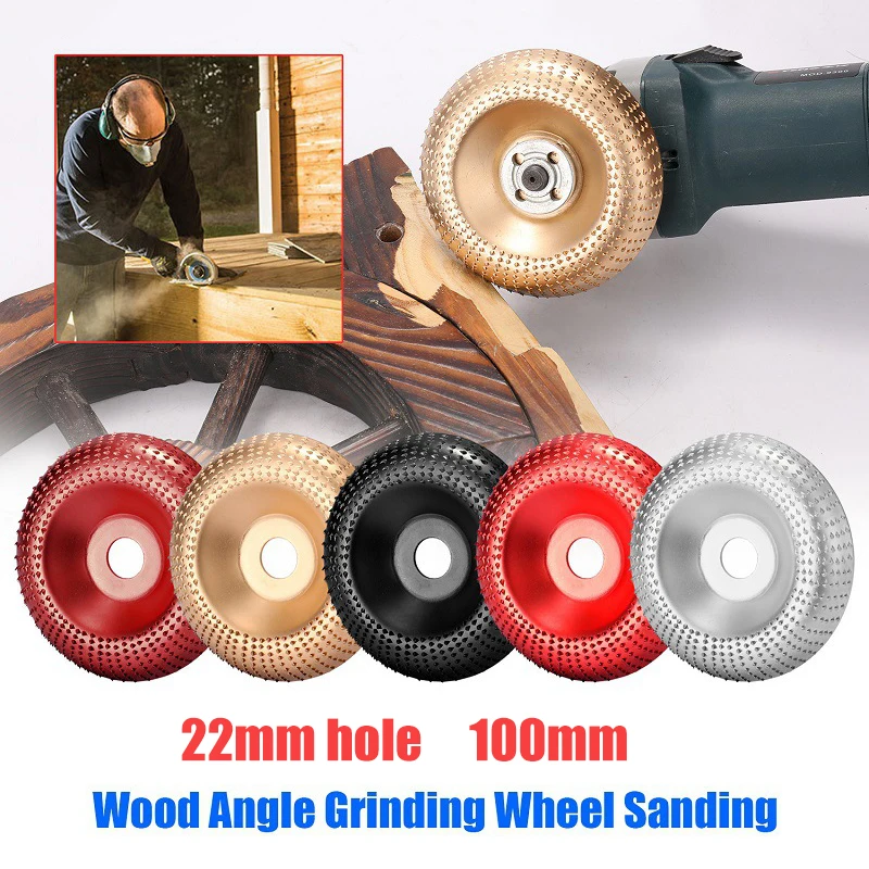 22mm Abrasive Tools Woodworking Forming Polishing Wheels Angle Grinders Carbide Coated Grinding Wheels Electric Rotary Tools