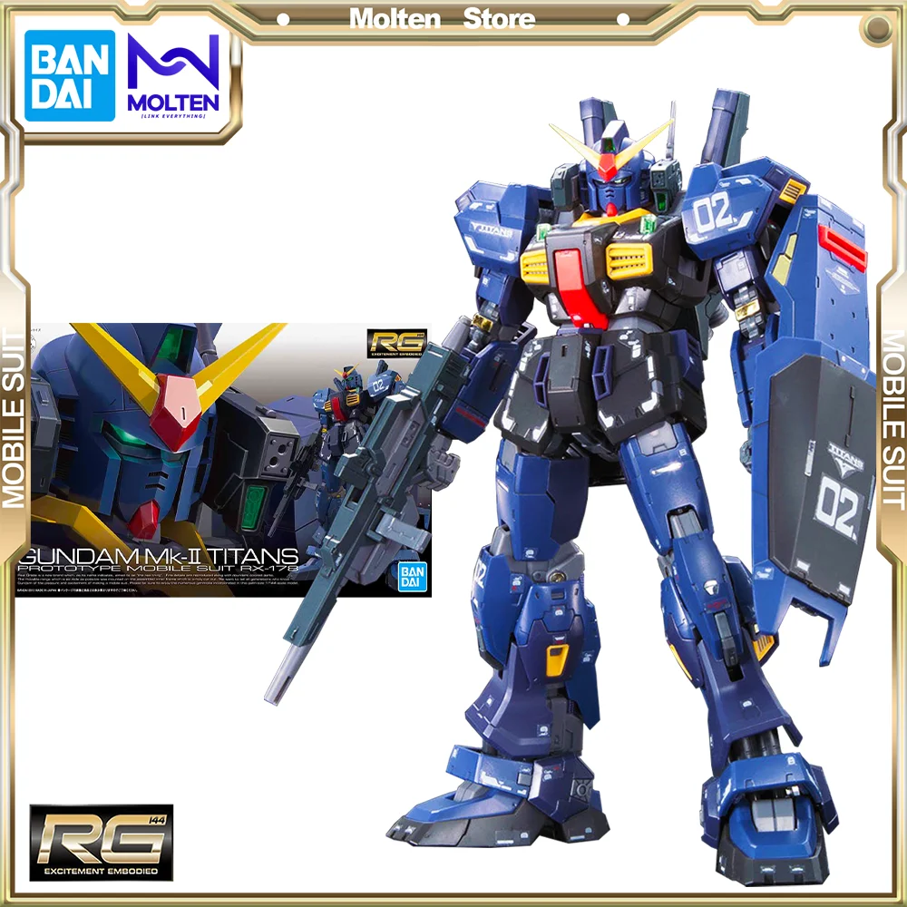 

BANDAI 1/144 RG RX-178 Gundam Mk-II Titans Zeta Gundam Gunpla Model Kit Assembly/Assembling Anime Action Figure