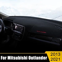 for mitsubishi outlander 3 2013 2017 2018 2019 2020 2021 car dashboard avoid light pad instrument platform desk cover mat carpet